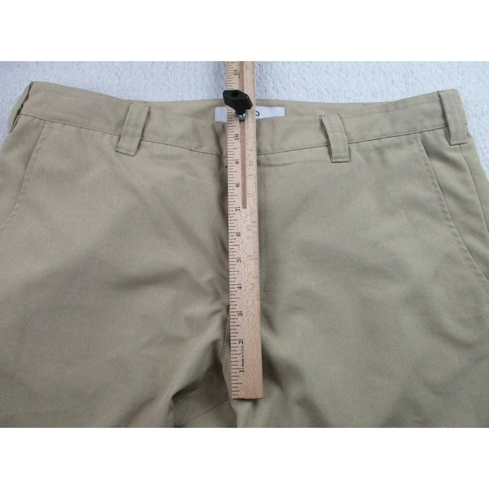 Bluffworks Pants Mens Size 37x30 Original Regular Fit Chino Beige Made In USA